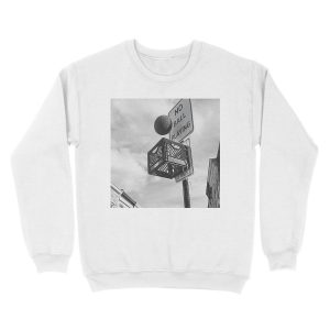 Alternative view of Basketball never stops Unisex Crewneck Sweatshirt