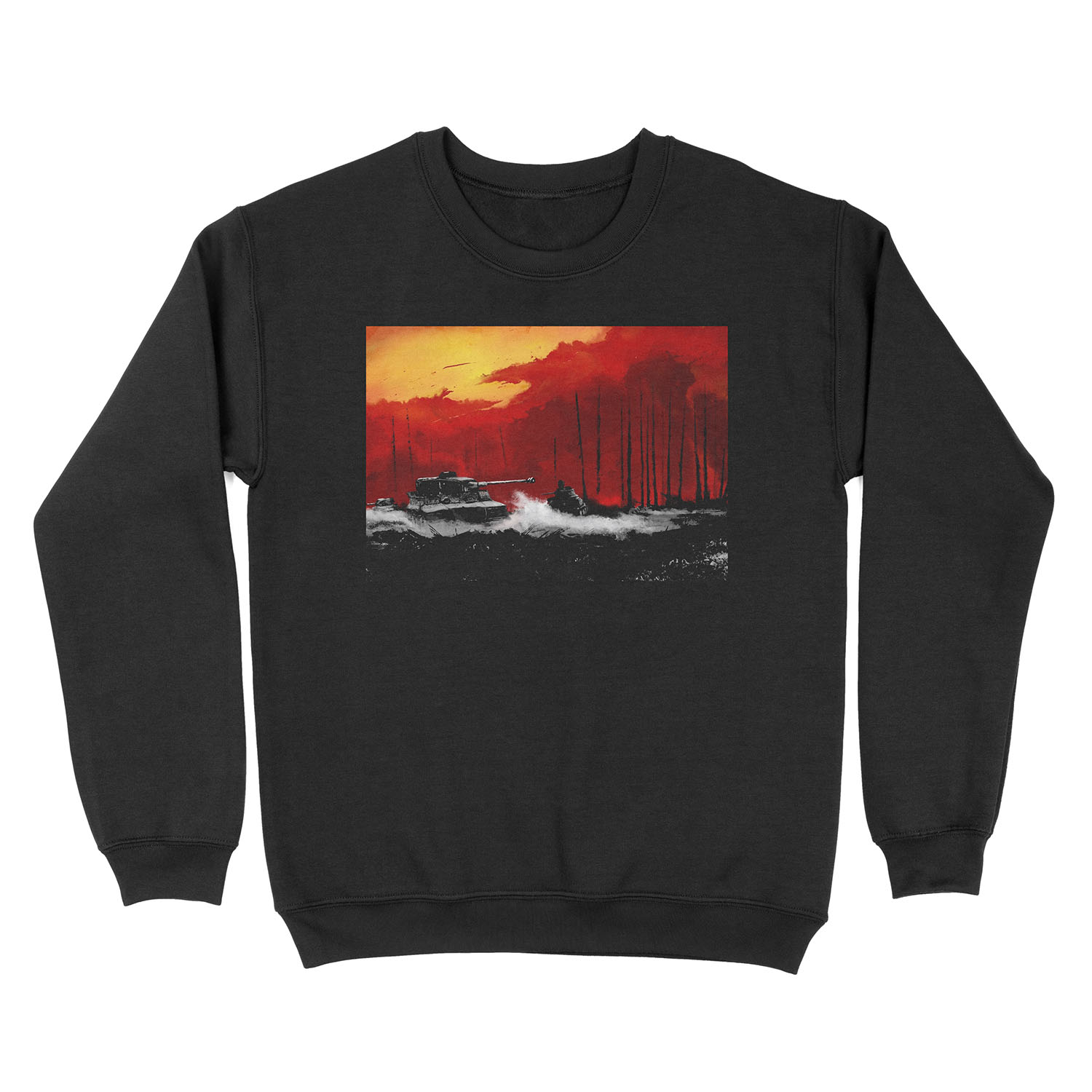 Battle of Kursk (NOT) (Color Version) - by Nuclear Jackal Unisex Crewneck Sweatshirt