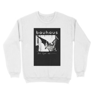 Alternative view of Bauhaus - Bat Wings - Bela Lugosi's Dead Unisex Crewneck Sweatshirt