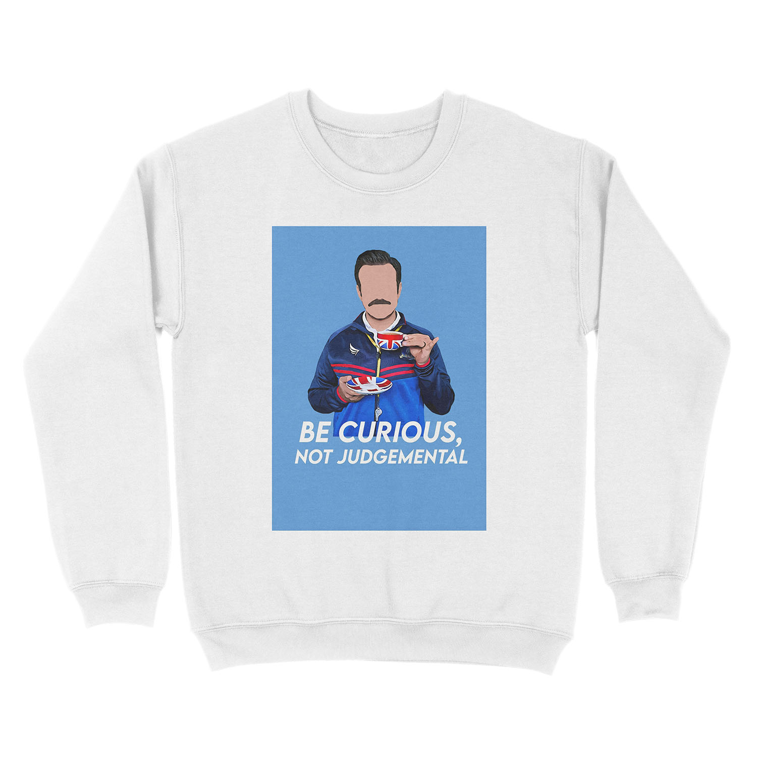 Be curious, not judgemental Unisex Crewneck Sweatshirt - Image 2