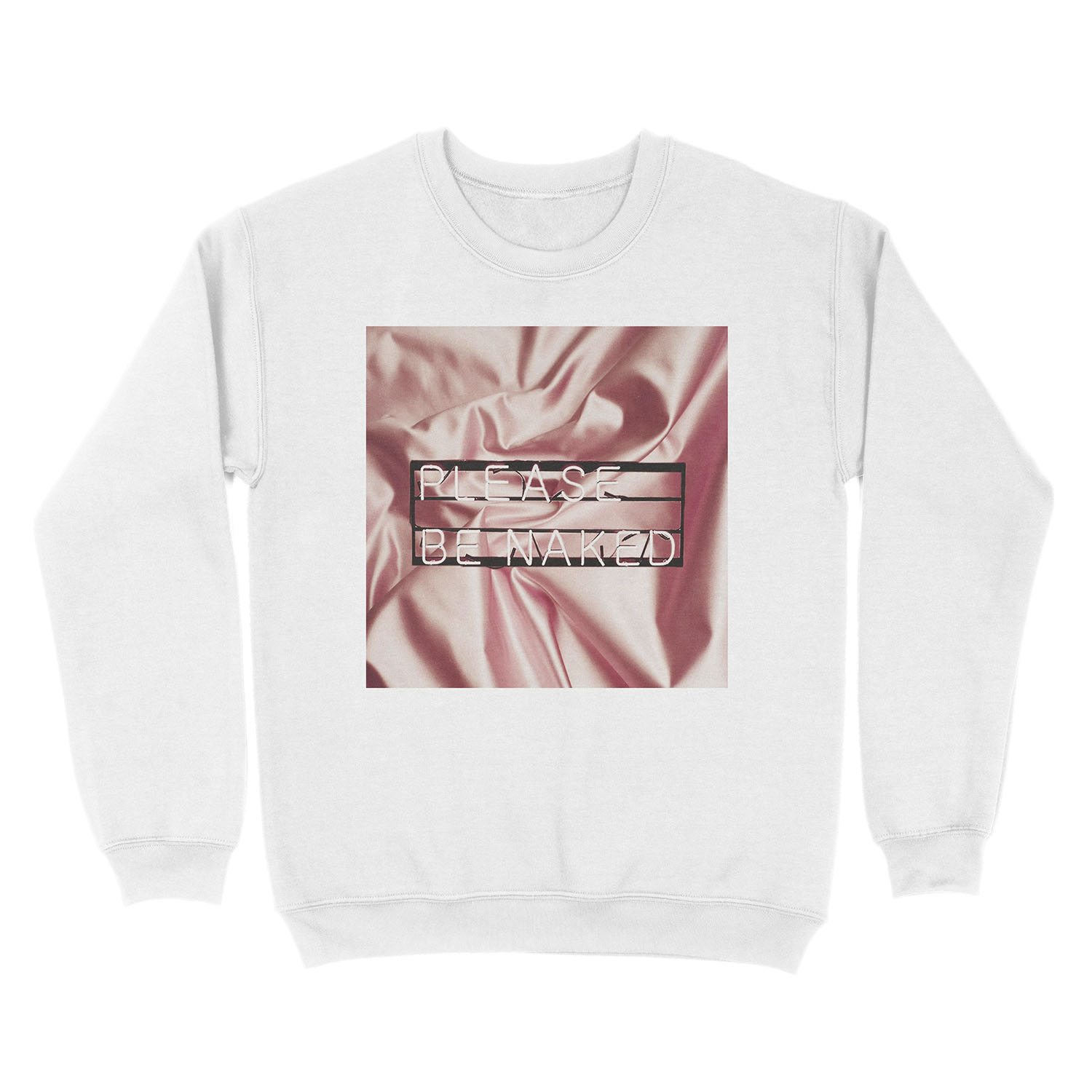 Be naked. Unisex Crewneck Sweatshirt - Image 2
