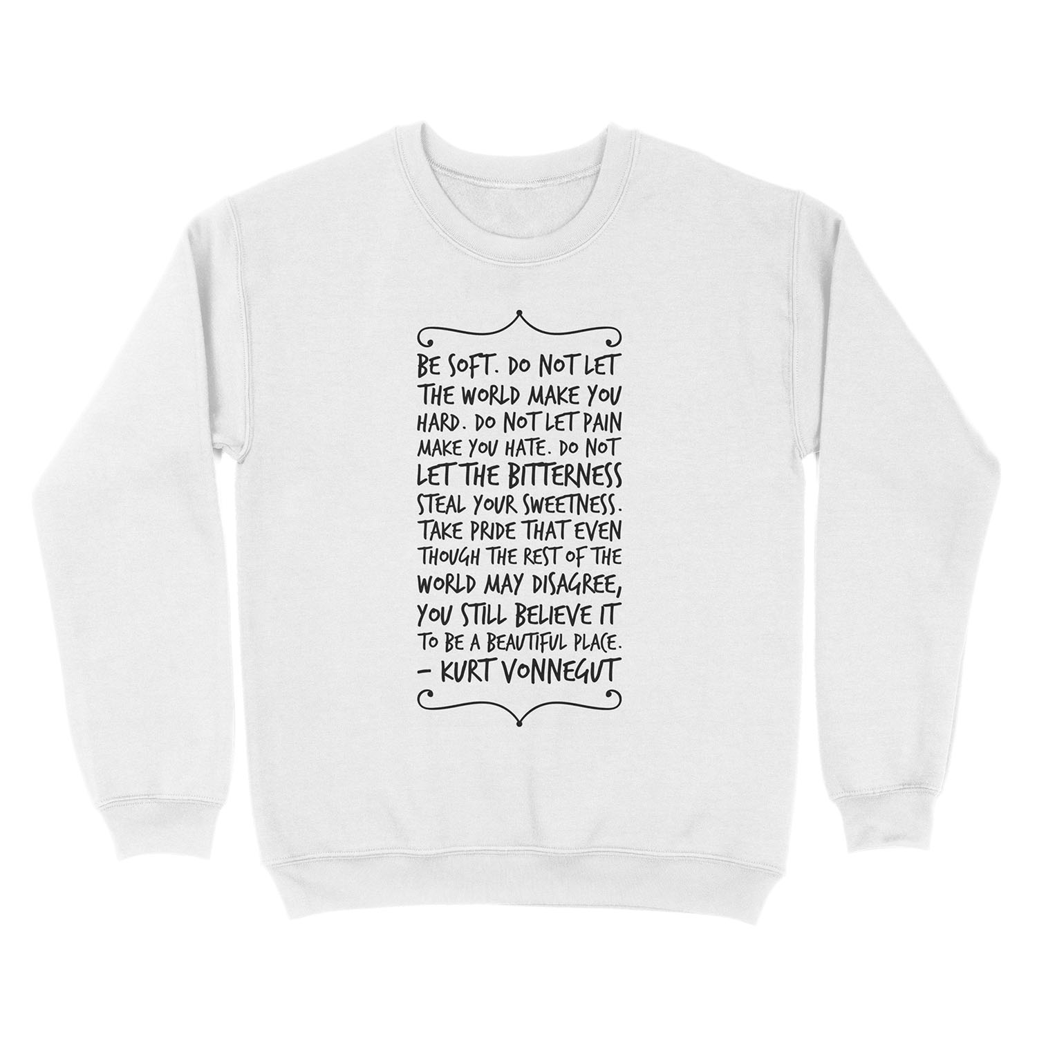 be soft Unisex Crewneck Sweatshirt - Image 2