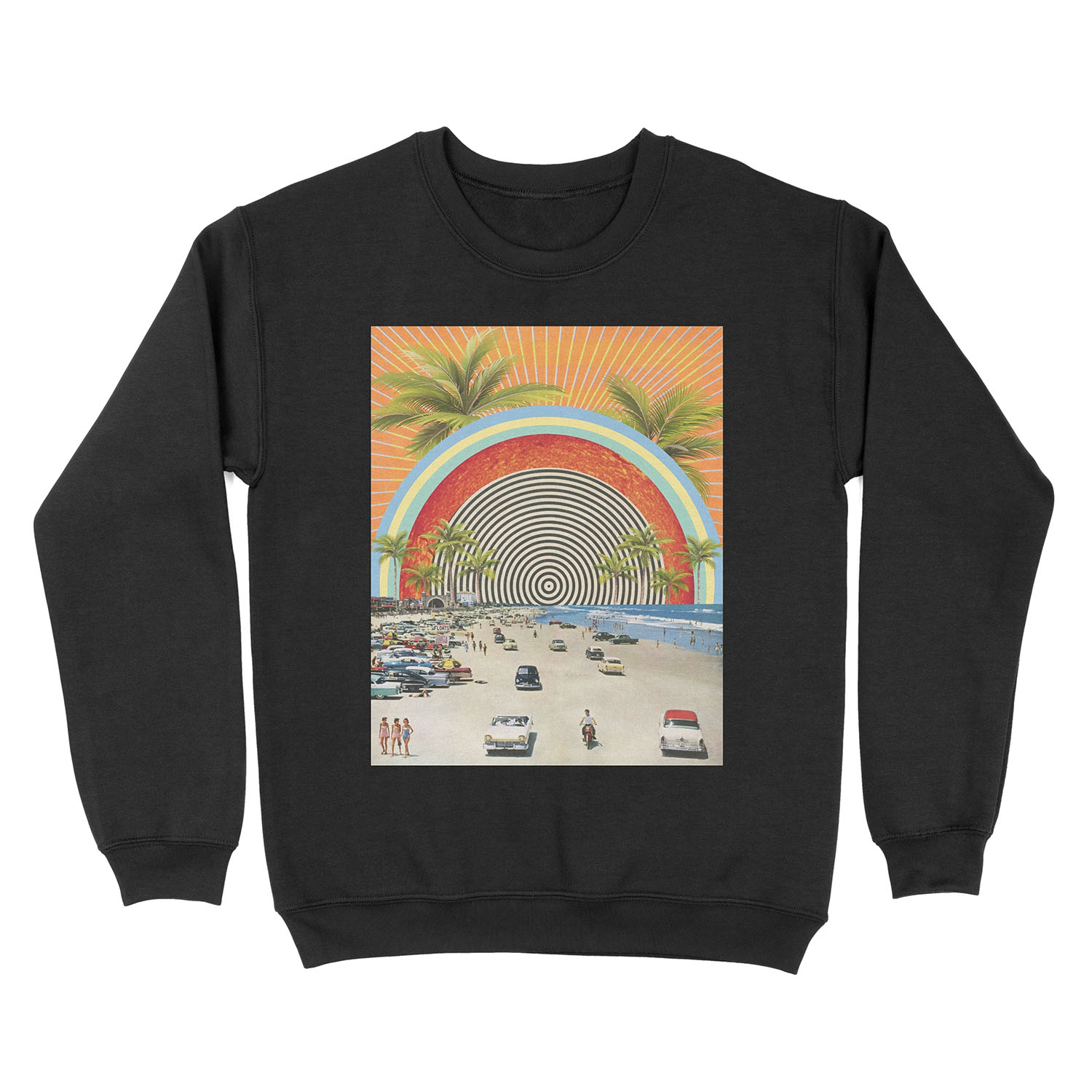 Beach Vibes Unisex Crewneck Sweatshirt
