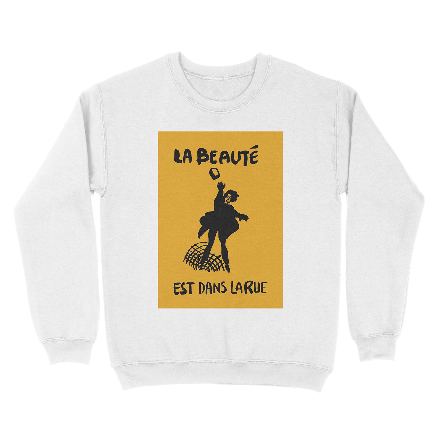 Beauty Is in the Street (black) Unisex Crewneck Sweatshirt - Image 2