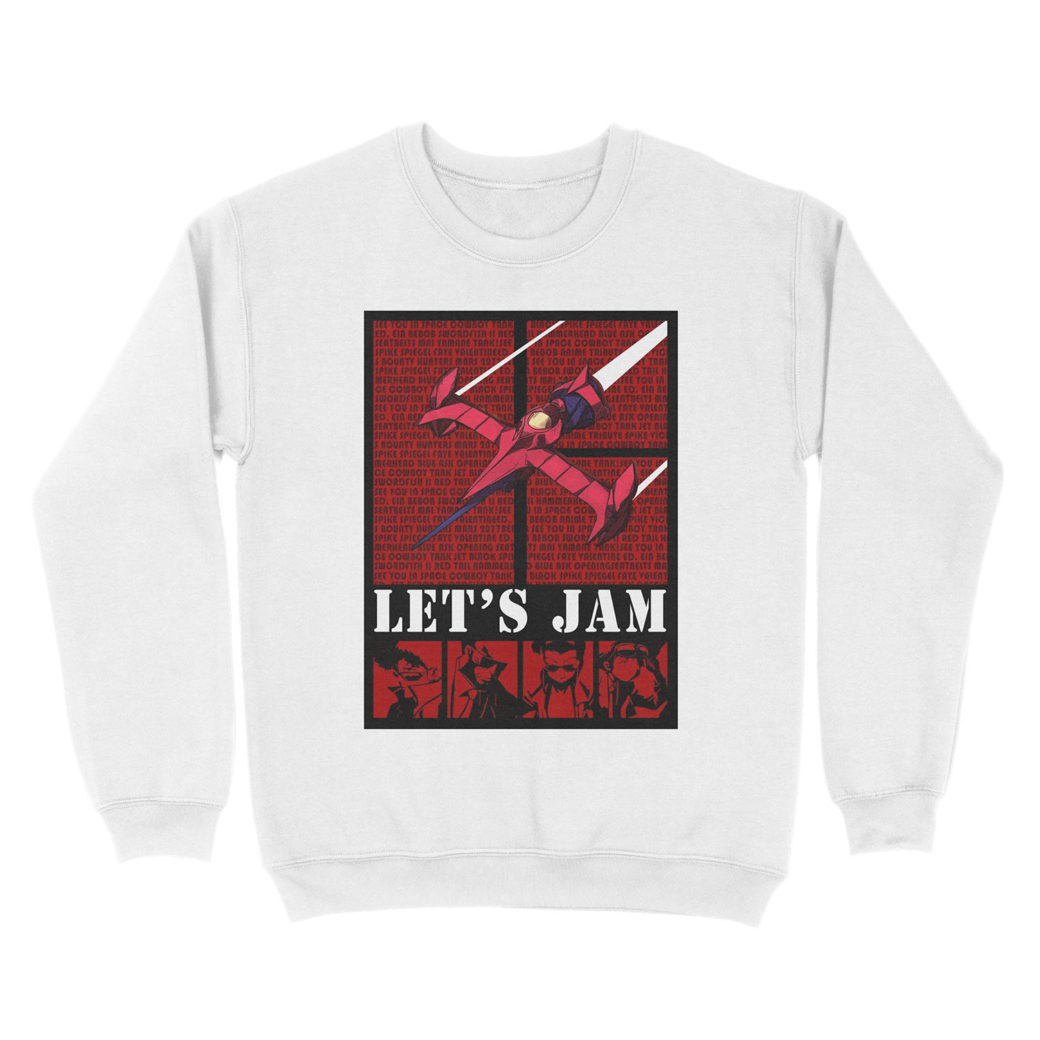 Bebop Ship II Unisex Crewneck Sweatshirt - Image 2