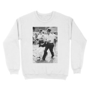 Alternative view of Bernie sanders arrested Unisex Crewneck Sweatshirt
