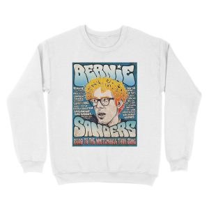 Alternative view of Bernie Sanders Road To The Whitehouse Tour 2016 Unisex Crewneck Sweatshirt
