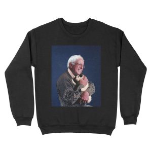 Bernie with Cat Unisex Crewneck Sweatshirt