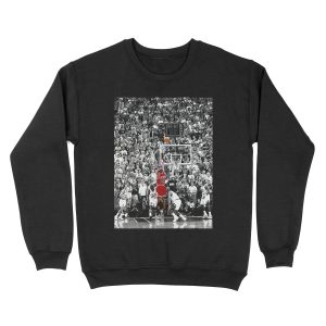Best Quality Michael Jordan Shot Over Russell Unisex Crewneck Sweatshirt