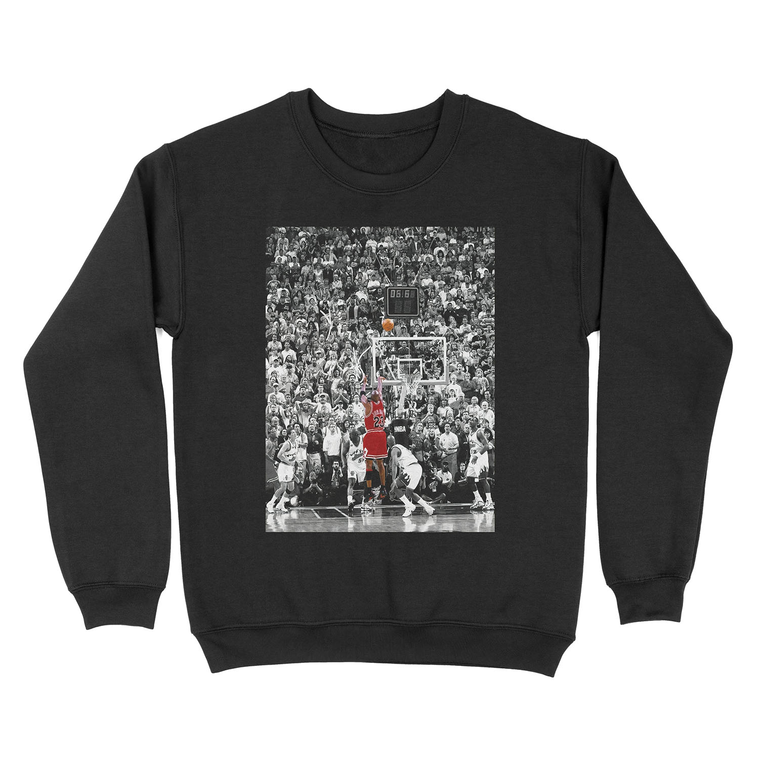 Best Quality Michael Jordan Shot Over Russell Unisex Crewneck Sweatshirt