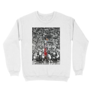 Alternative view of Best Quality Michael Jordan Shot Over Russell Unisex Crewneck Sweatshirt