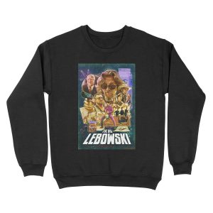 Big Lebowski Art Unisex Crewneck Sweatshirt