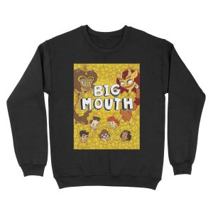 Big Mouth Faces Unisex Crewneck Sweatshirt