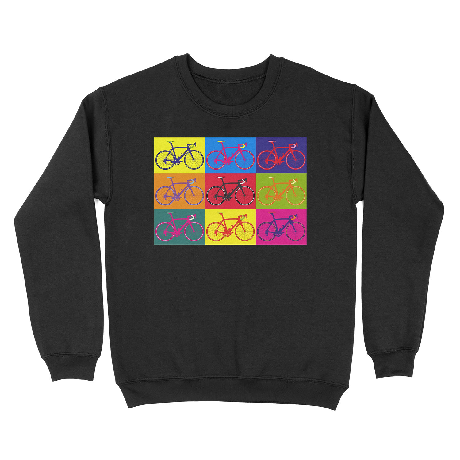 Bike Andy Warhol Pop Art Unisex Crewneck Sweatshirt