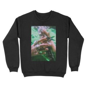bil's hand with her writing #2 Unisex Crewneck Sweatshirt