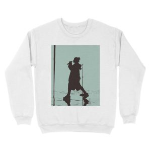 Alternative view of BILLIE EILISH SILHOUETTE Unisex Crewneck Sweatshirt