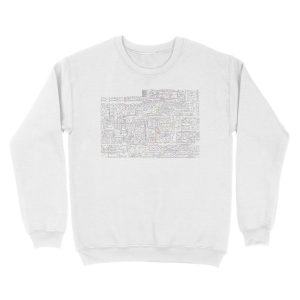 Alternative view of Biochemical Pathways in Humans Unisex Crewneck Sweatshirt