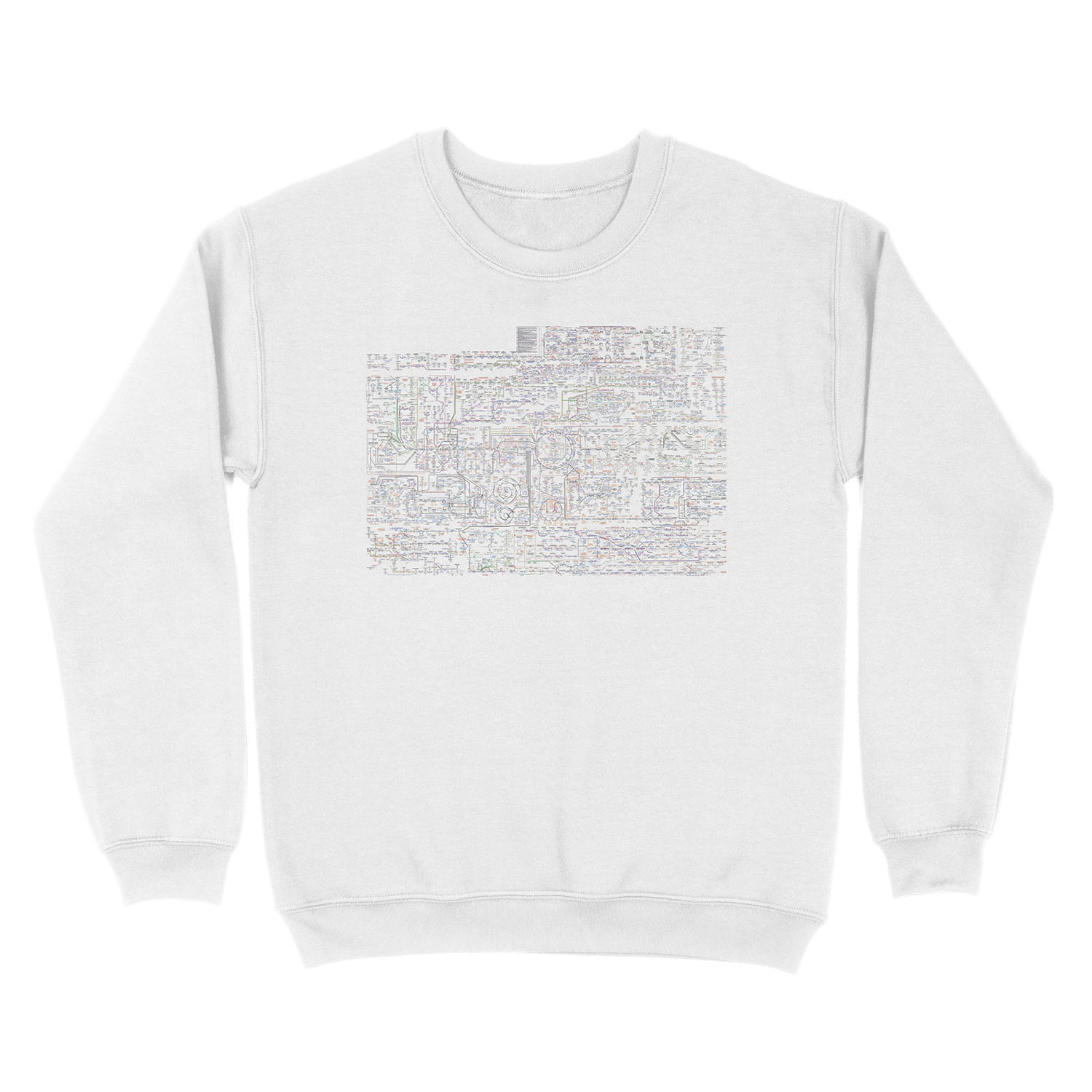Biochemical Pathways in Humans Unisex Crewneck Sweatshirt - Image 2