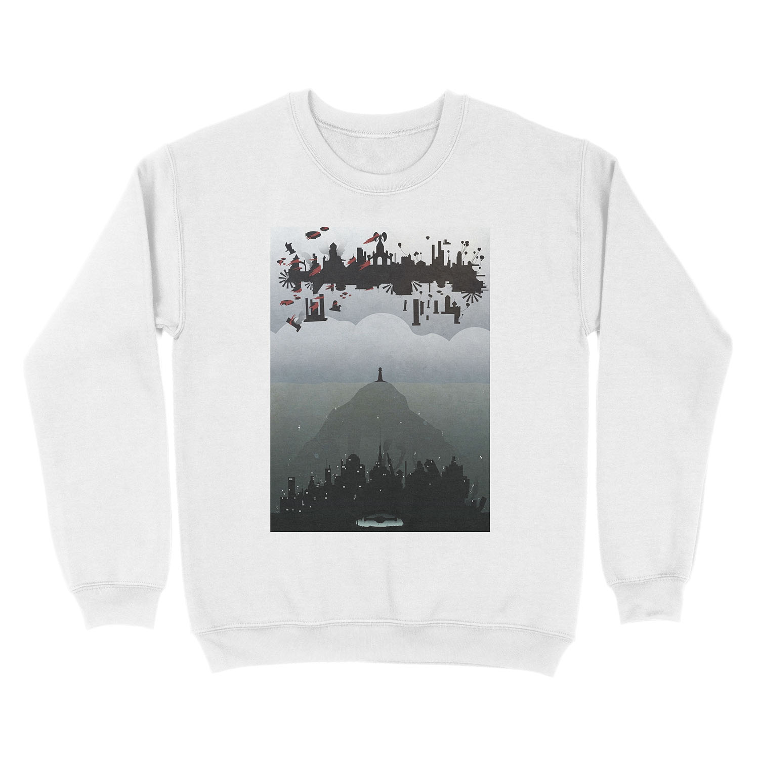 Bioshock- 2 worlds Unisex Crewneck Sweatshirt - Image 2