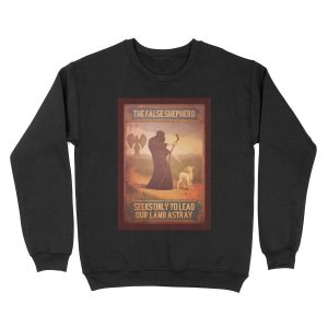 BioShock Infinite – The False Shepherd Seeks Only To Lead Our Lamb Astray Unisex Crewneck Sweatshirt