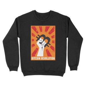 Bitcoin revolution Unisex Crewneck Sweatshirt