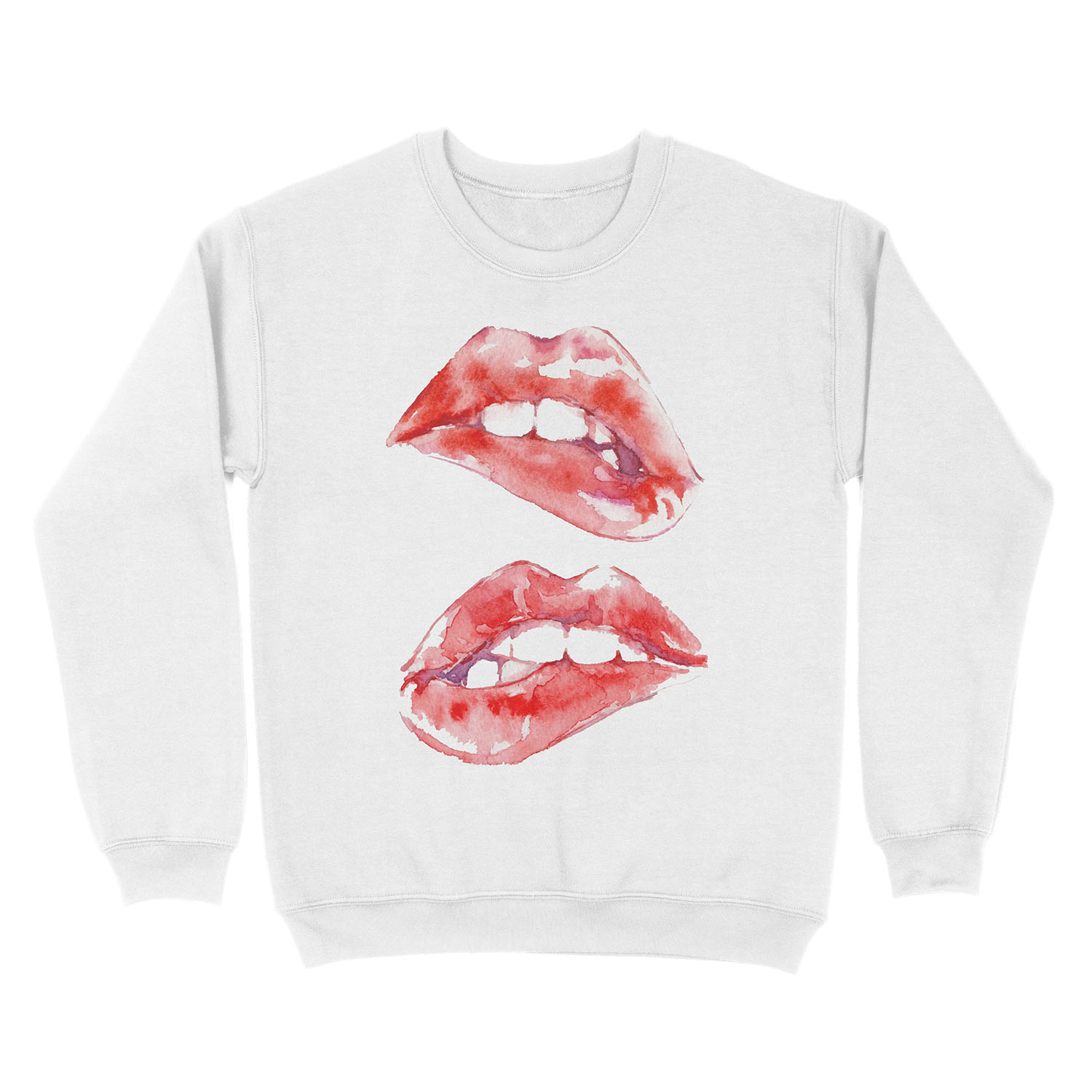 Biting Lips Unisex Crewneck Sweatshirt - Image 2