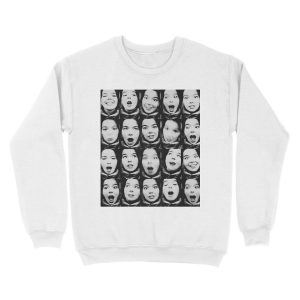 Alternative view of BJORK FACE PRINT Unisex Crewneck Sweatshirt