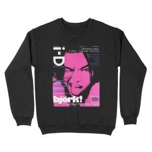 bjork pink y2k aesthetic Unisex Crewneck Sweatshirt