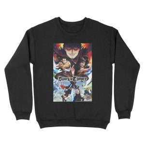 Black Clover Spade Arc Unisex Crewneck Sweatshirt