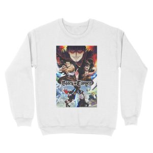 Alternative view of Black Clover Spade Arc Unisex Crewneck Sweatshirt