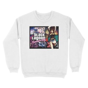 Alternative view of Black Lagoon Unisex Crewneck Sweatshirt