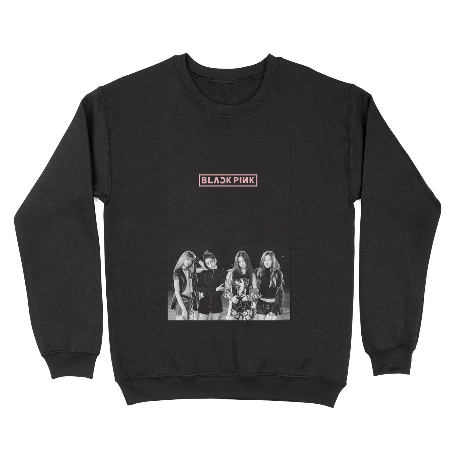 Black Pink Kpop Unisex Crewneck Sweatshirt