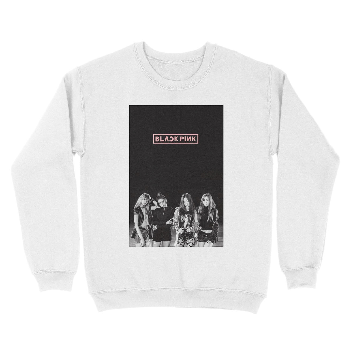 Black Pink Kpop Unisex Crewneck Sweatshirt - Image 2