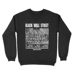 Black Wall Street Unisex Crewneck Sweatshirt