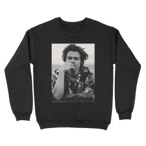 Black White Harry Handsome Unisex Crewneck Sweatshirt