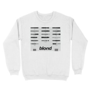 Alternative view of Blond Waveform Unisex Crewneck Sweatshirt