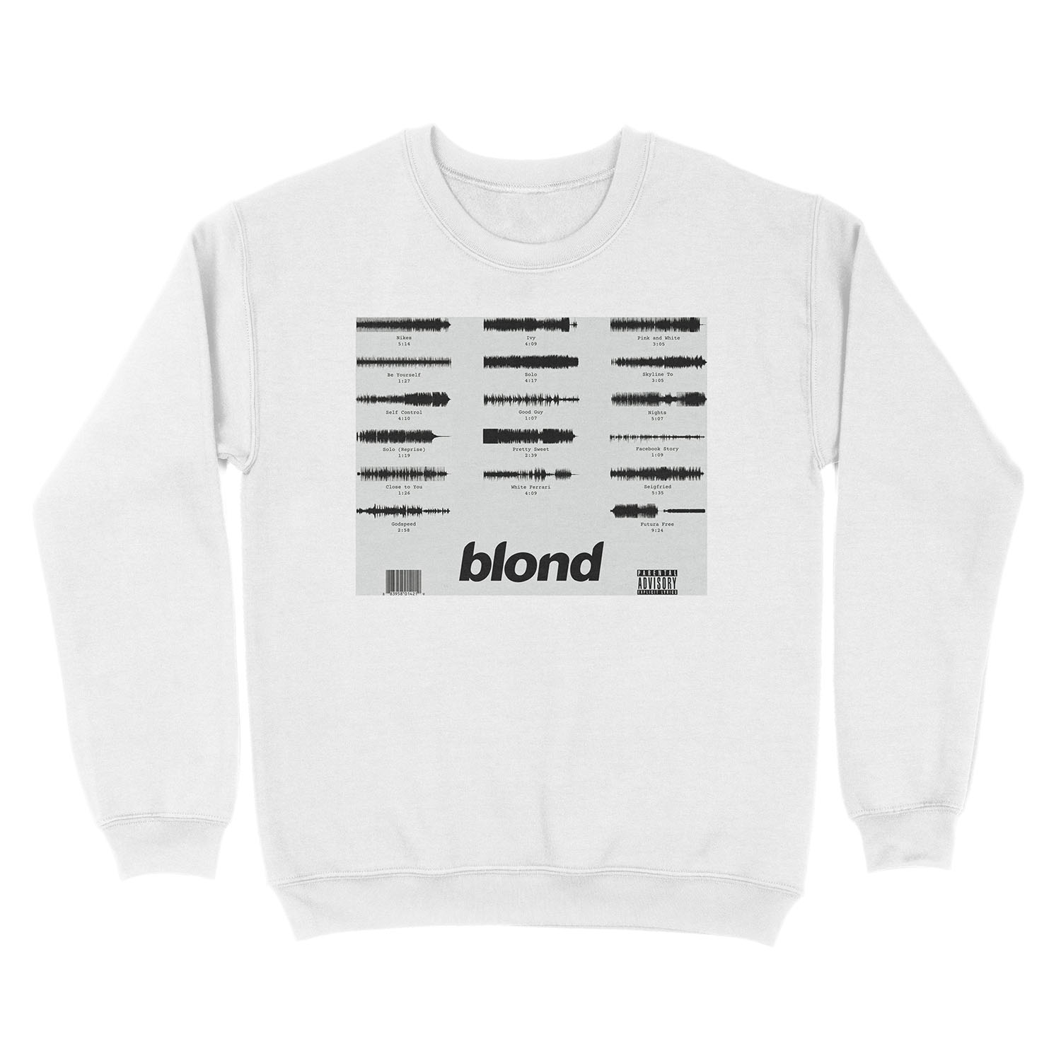 Blond Waveform Unisex Crewneck Sweatshirt - Image 2