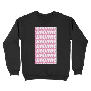 Blonde pink white Unisex Crewneck Sweatshirt