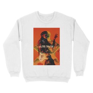 Alternative view of BLOOD ORANGE Unisex Crewneck Sweatshirt