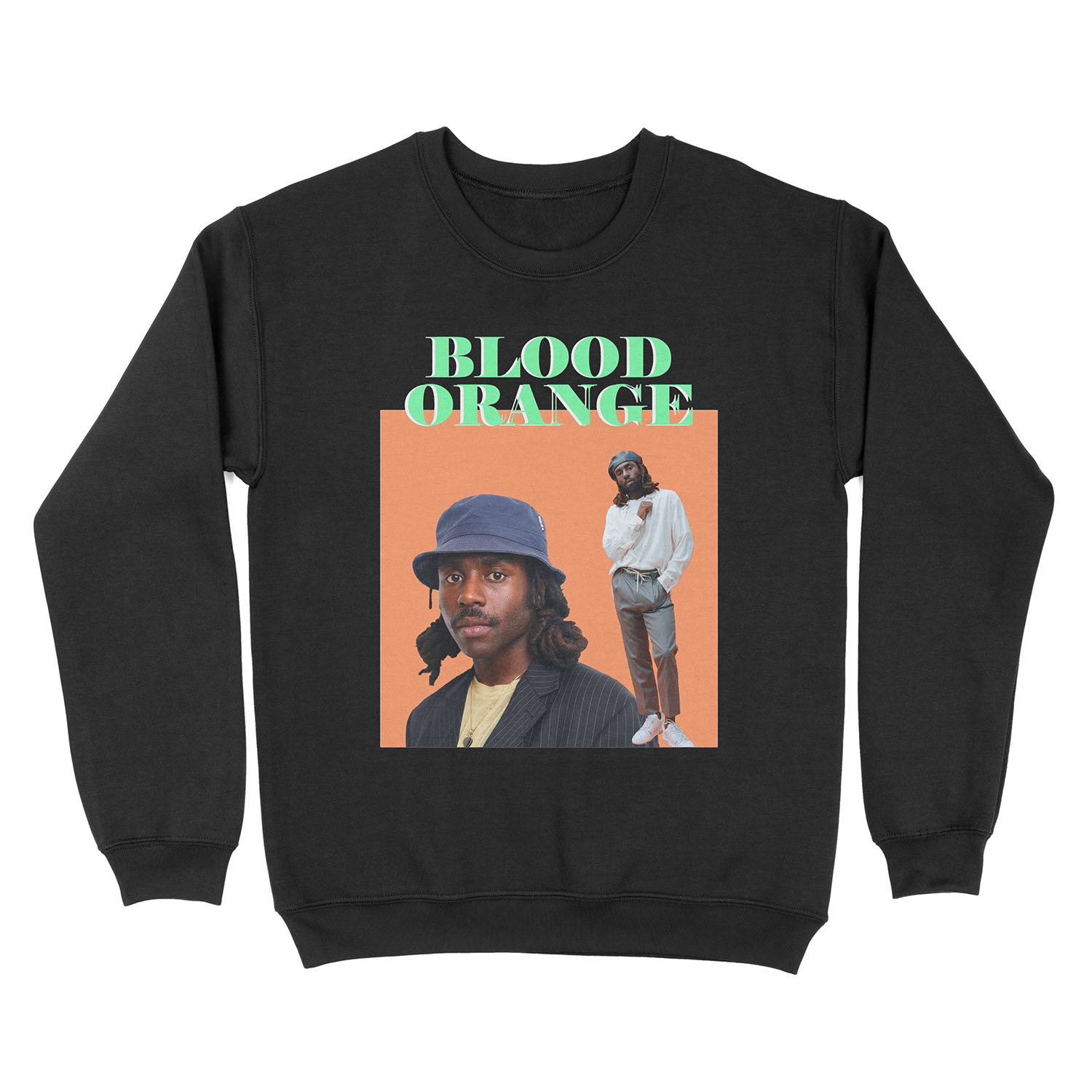Blood Orange Dev Hynes (on black) Unisex Crewneck Sweatshirt