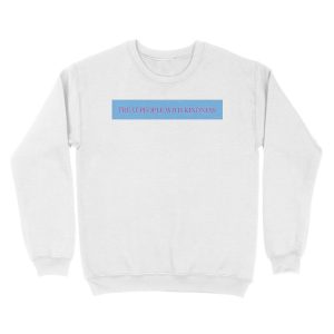 Alternative view of blue and pink tpwk long Unisex Crewneck Sweatshirt