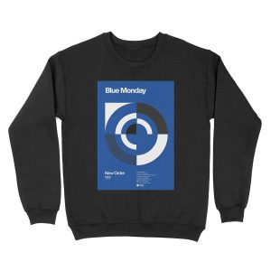 Blue Monday - New Order Typographic Unisex Crewneck Sweatshirt