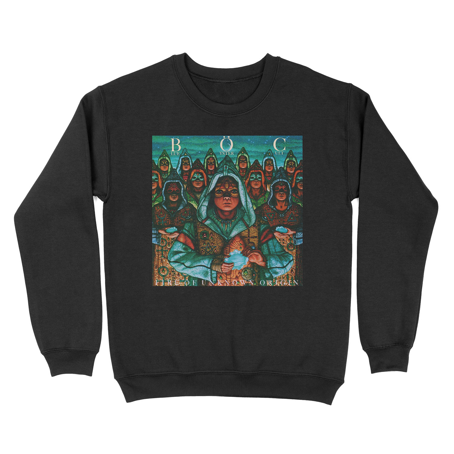 Blue Öyster Cult - Fire of Unknown Origin Unisex Crewneck Sweatshirt