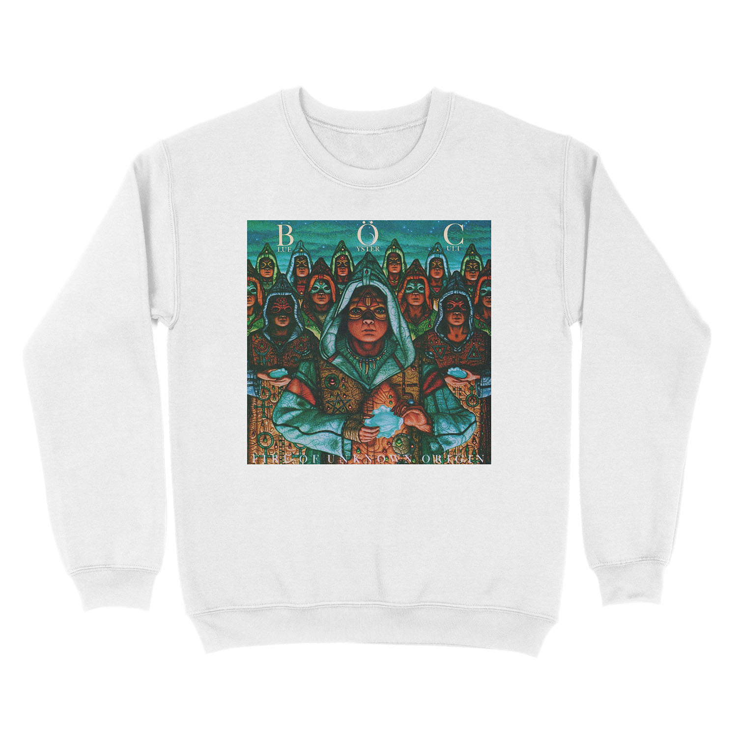Blue Öyster Cult - Fire of Unknown Origin Unisex Crewneck Sweatshirt - Image 2
