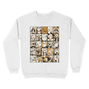 Alternative view of BNHA Kaminari Denki collage Unisex Crewneck Sweatshirt