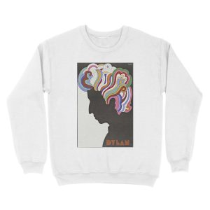 Alternative view of bob dylan milton glaser Unisex Crewneck Sweatshirt