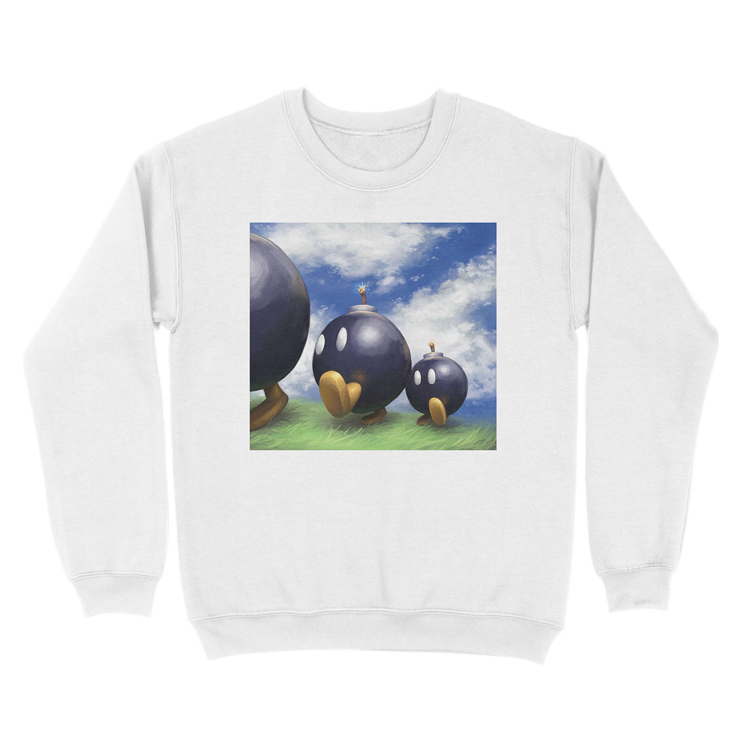 Bob-omb Battlefield Unisex Crewneck Sweatshirt - Image 2