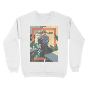 Alternative view of Bokuto Koutarou Unisex Crewneck Sweatshirt