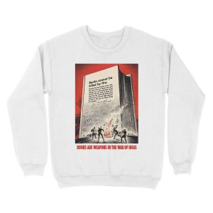 Alternative view of Books Are Weapons In The War Of Ideas Unisex Crewneck Sweatshirt