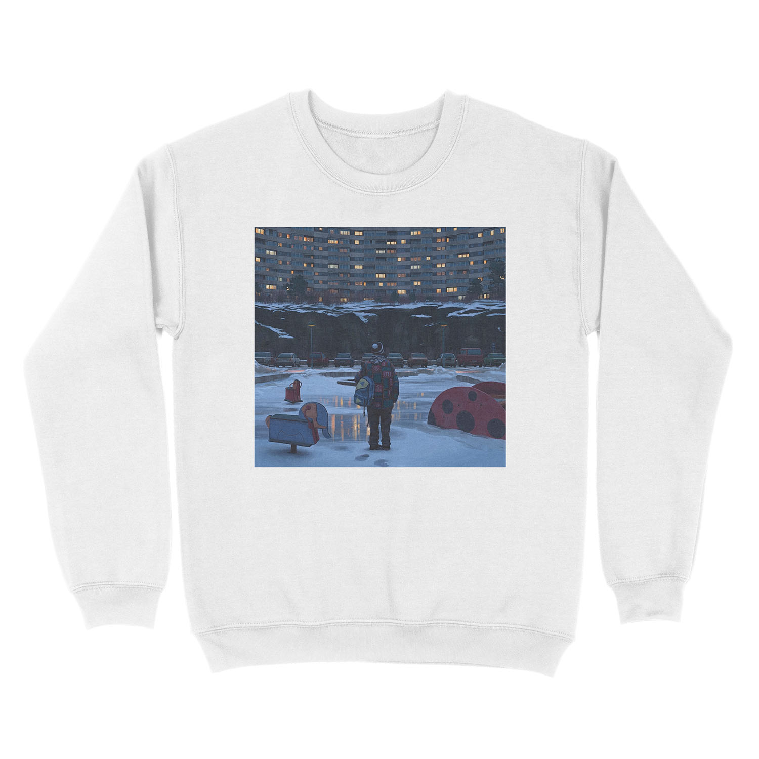 Bostadsmauer Unisex Crewneck Sweatshirt - Image 2